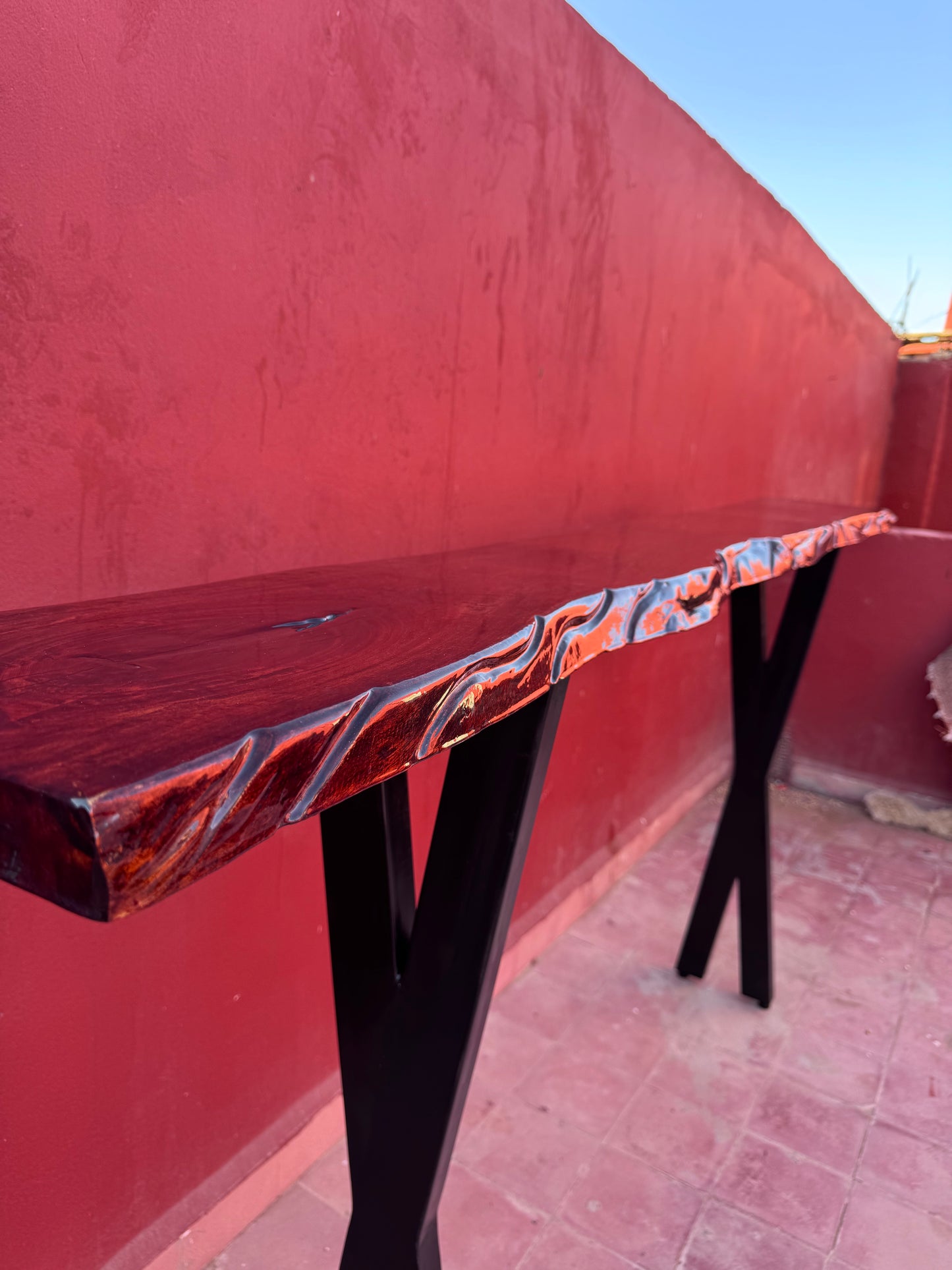 كونسول الخشب