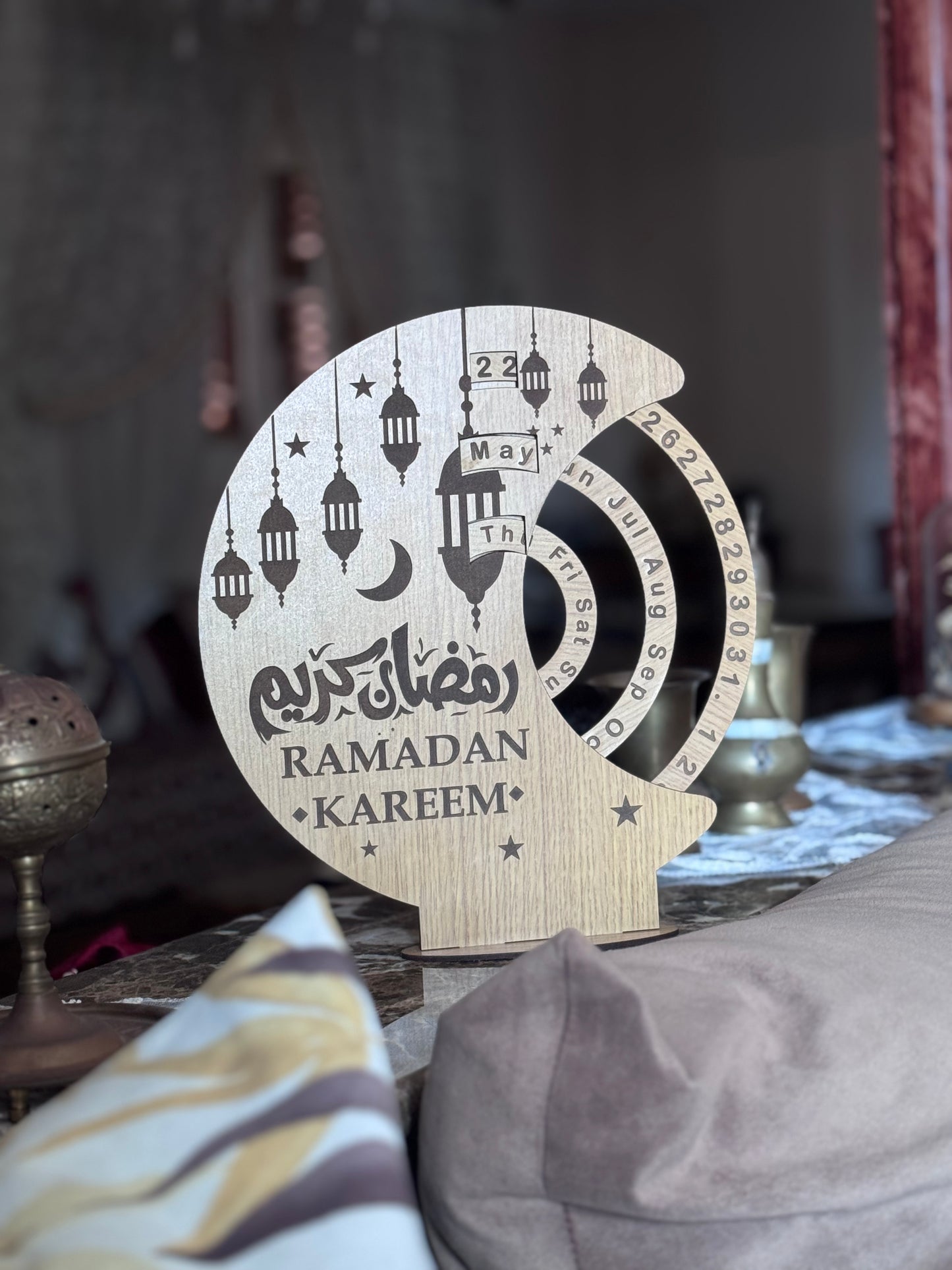 تقويم رمضان الخشبي