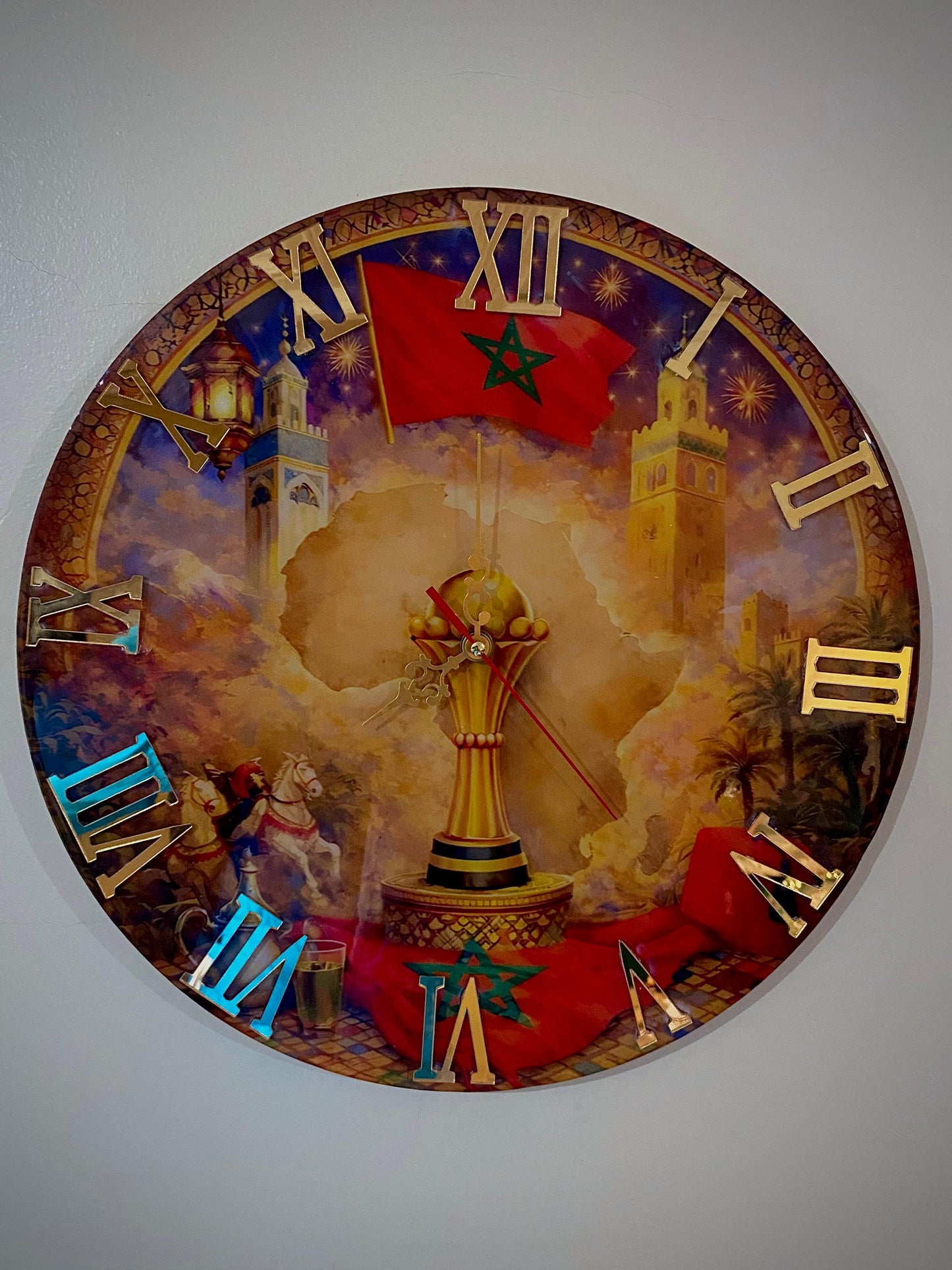 ساعة حائطية لكأس أفريقيا