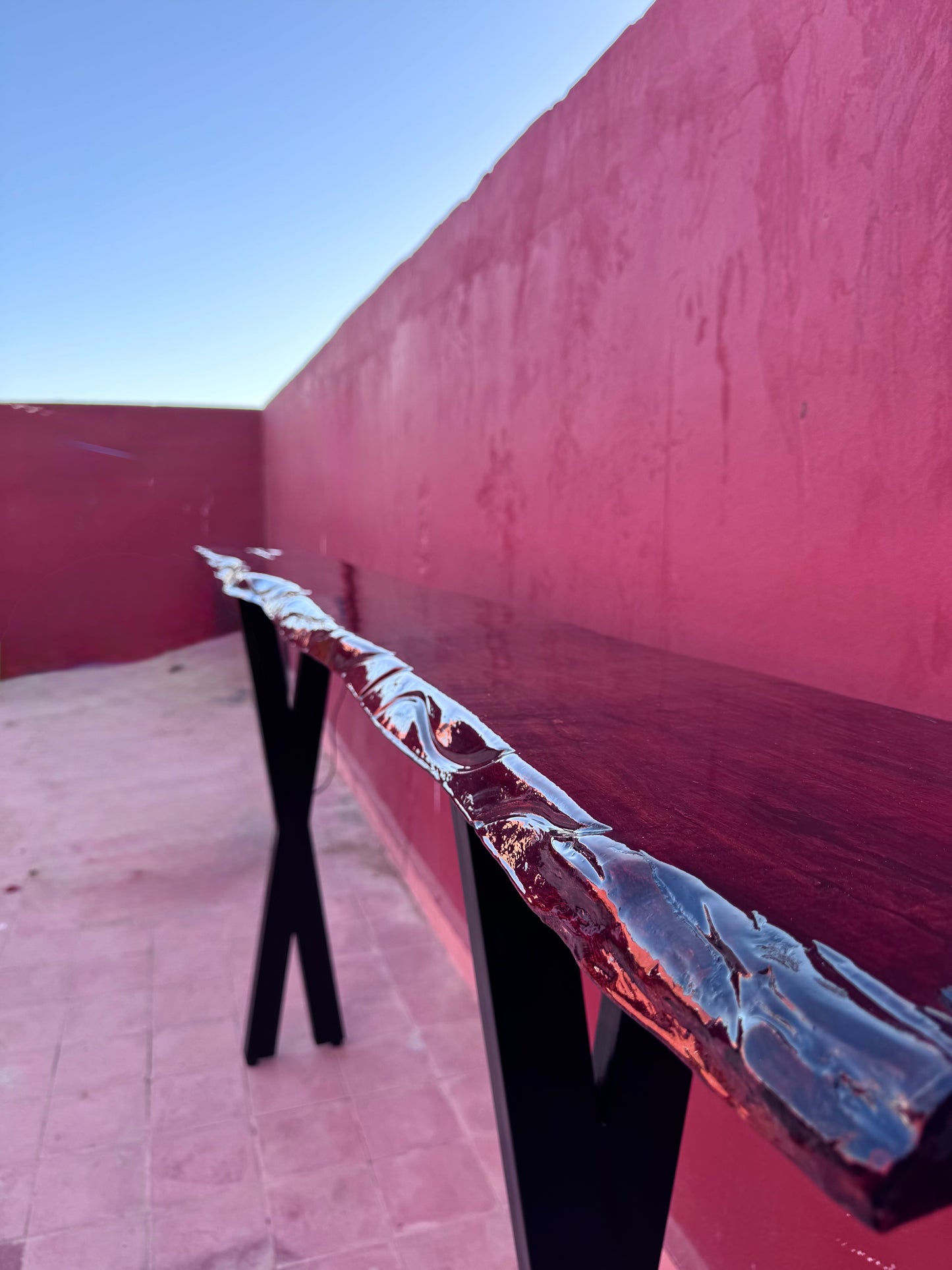 كونسول الخشب