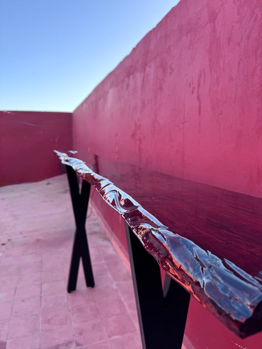 كونسول الخشب